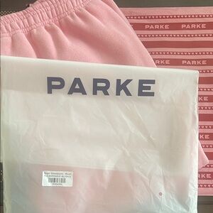 Valentine’s Day Drop! PARKE boxer Sweatpants in BLUSH - instant sellout! Size sm